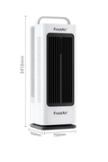 FrostAir™ Arctic Mini Pro - Mini Climatiseur Portable Silencieux – Rafraîchisseur d’Air, Ventilateur & Humidificateur USB